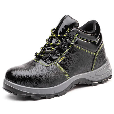 comprare Scarpe di sicurezza da costruzione leggere Nero Scarpe da pelle reale Unisex online manufacture