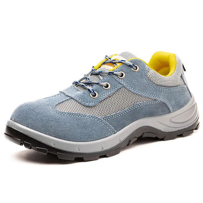 comprare Calzature di sicurezza industriali traspiranti Scarpe da piedi in pelle gialla in acciaio per uomini online manufacture