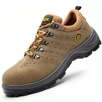 comprare Calzature da lavoro in cuoio suede in PU Calzature da lavoro in cuoio suede in PU calzature da lavoro in unisex calzature da lavoro in metallo per l'autunno online manufacture