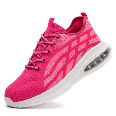 comprare Scarpe da lavoro leggere e traspiranti Nero / rosa Stivali da lavoro Donne online manufacture