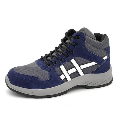 comprare Scarpe da lavoro in acciaio, da piedi, di pelle, di candela, blu, da costruzione industriale online manufacture