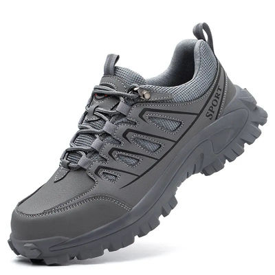 comprare Scarpe di sicurezza industriali grigie Scarpe di sicurezza sportive di moda in microfibra impermeabile S3 Standard online manufacture