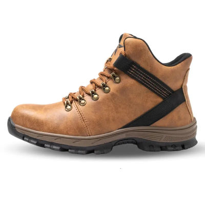 comprare Scarpe di sicurezza industriali in cuoio Nubuck Scarpe da calzatura con cappuccio in acciaio per uomini online manufacture