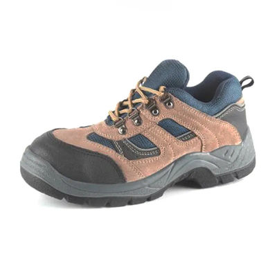 comprare Calzature di sicurezza confortevoli in pelle di camminera Stivali da scarpone in acciaio da esterno Marrone online manufacture