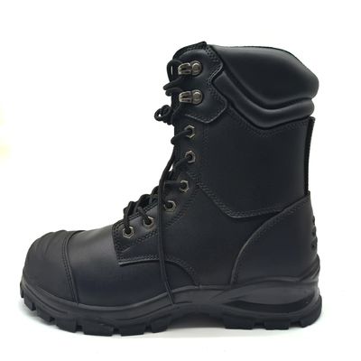 comprare Mid Top Style Martin Stivali Anti-Impatto / Anti-Puntura TPU Scarpe a cappello nero online manufacture