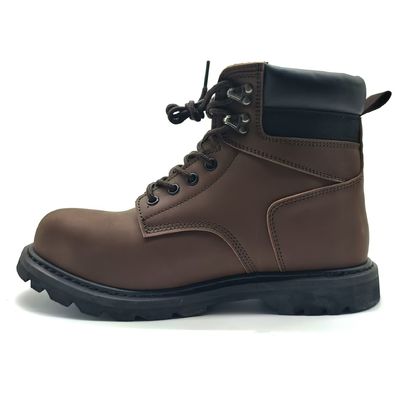 comprare Scarpe marroni in pelle vera Martin Mid Top Goodyear Welt Scarpe casual online manufacture