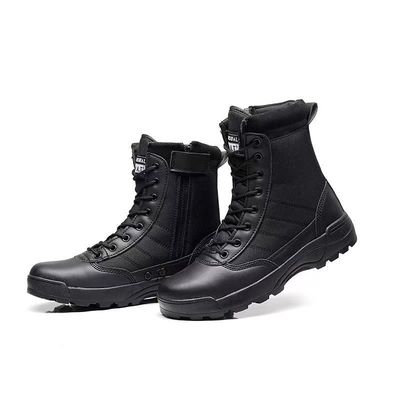 comprare Stivali da combattimento da suede da deserto da vacca per escursioniSoli di gomma durevoliStabbi da alpinismo online manufacture