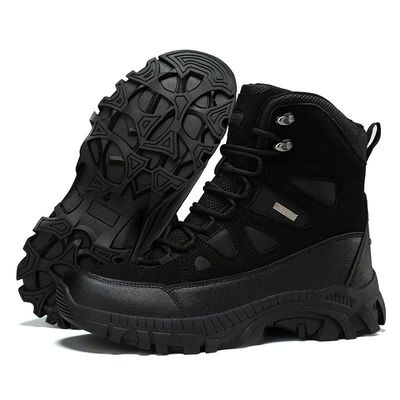 comprare Stivali tattici militari durevoli Stivali da combattimento da escursione marroni online manufacture