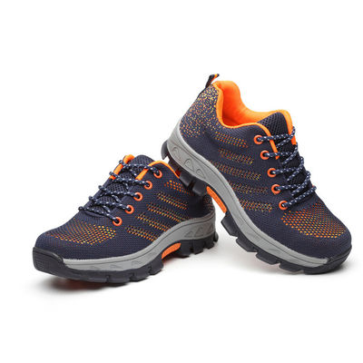 comprare Flying Weave Scarpe da lavoro pratiche Calzature di sicurezza confortevoli Scarpe da lavoro da uomo Anti-smashing online manufacture