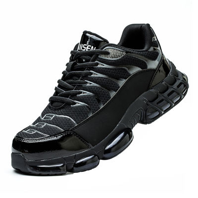 comprare OEM Construction Safety Shoes Microfiber Flyknit Work Shoes Steel Toe Anti Smashing Kevlar TPU Sole Safety Shoes online manufacture