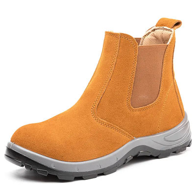 Calzature di sicurezza anti-slip per saldatura Calzature di sicurezza in pelle durevole per uomini