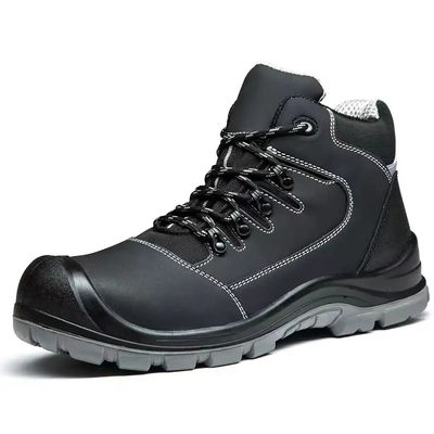 S3 Scarpe da lavoro di sicurezza impermeabili per caviglia alta Scarpa da lavoro con orlo in acciaio
