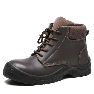 Scarpe di sicurezza industriali impermeabili Moda marrone stivali unisex
