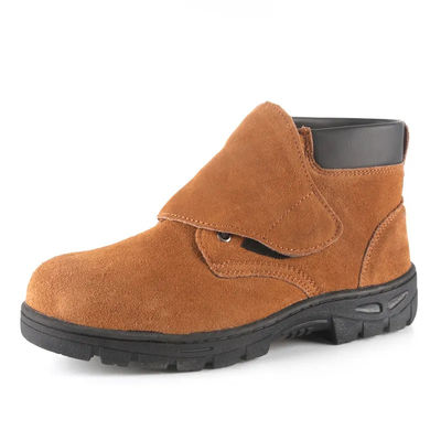 Calzature da saldatura unisex uomo Calzature da saldatura da piedi in acciaio giallo