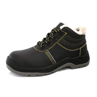 Calzature da lavoro in pelle originale impermeabili calde calzature da lavoro maschile