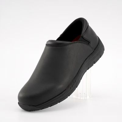 Uomini Chef Scarpe da lavoro di cucina di pelle originale Scarpe di sicurezza resistenti allo slittamento