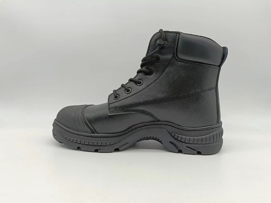 Scarpe da fuoco in pelle traspirante impermeabile leggero comodo scarpe da lavoro nero