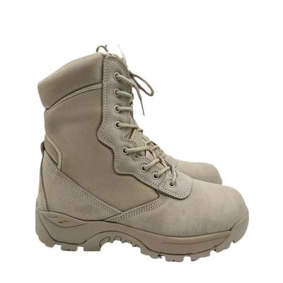 Scarpe da sicurezza tattica con top alto Stivali tattici con cerniera laterale per campeggio all'aperto