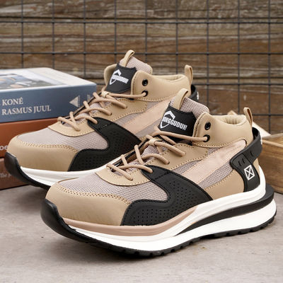 Calzature da lavoro leggere Kevlar Antiproof Scarpe di sicurezza Novella Moderne Uomini Calzature di sicurezza comode Pratiche