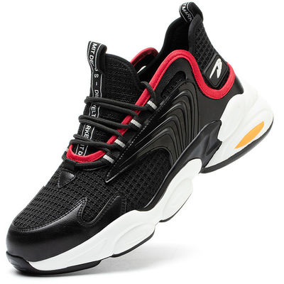 Scarpe da lavoro sportive Kevlar Effetto anti-colpito Confortevole Scarpe di sicurezza di acciaio Gomma Prevenire la frantumazione Prevenire la collisione