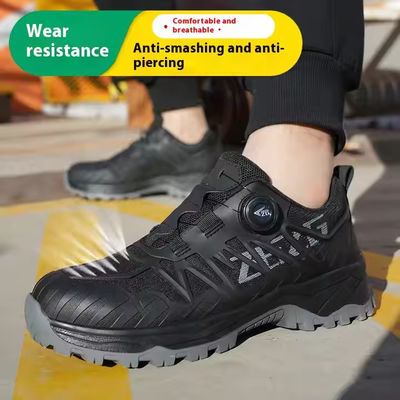 Kevlar Mid Sole Anti-stabbing Steel Toe BOA bottoni rotanti Scarpe di sicurezza per industriali